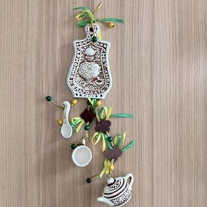 Handmade, Home clay decor for kitchen in russian language
